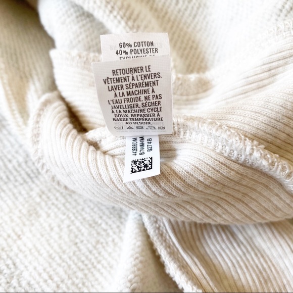 AERIE Split Hem Sweatshirt Small Green Camo NEW - Picture 7 of 8